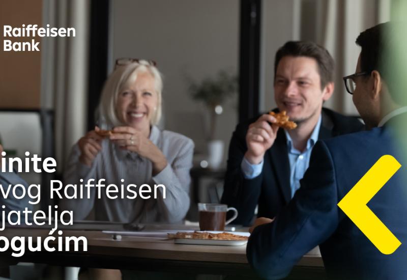 Foto:PR/ Učinite novog Raiffeisen prijatelja mogućim - Raiffeisen program nagrađivanja za srednja i mala poduzeća